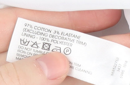 Debenhams Petite Women's Floral A-Line Skirt, Size 6