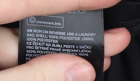 H&M Women's Black Pleated Midi Skirt, Size 14, Polyester