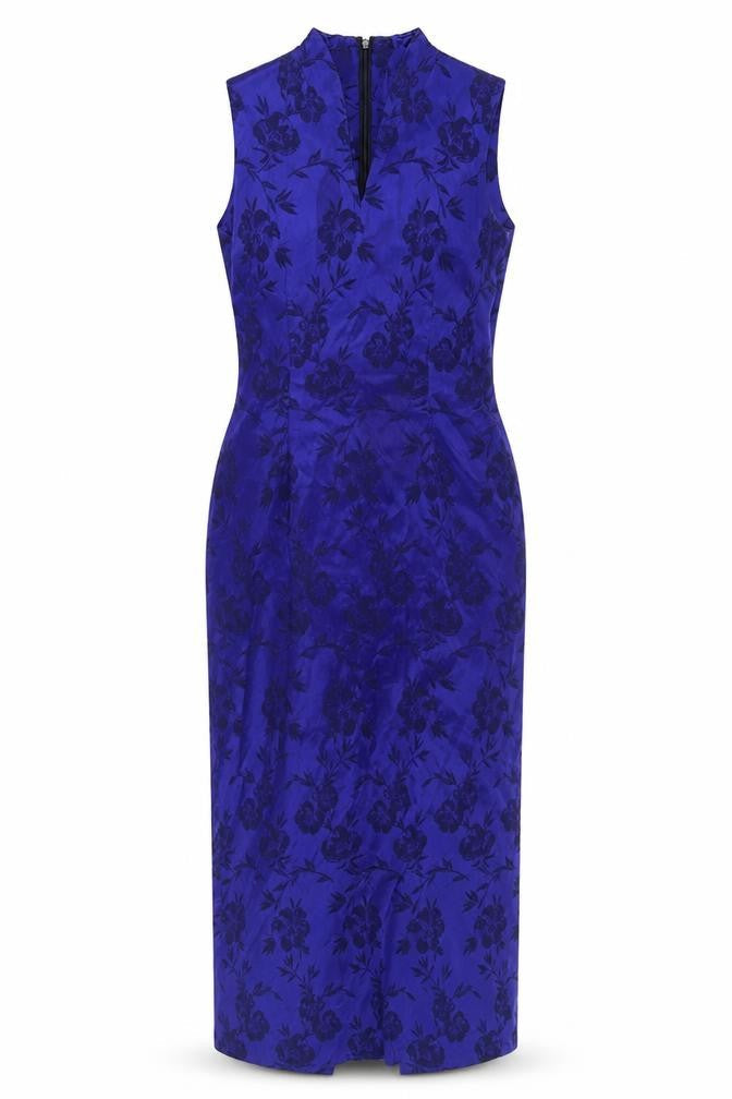 Monsoon Women's Blue Sleeveless Sheath Dress