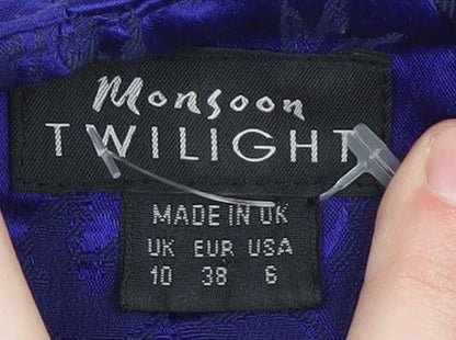 Monsoon Women's Blue Sleeveless Sheath Dress