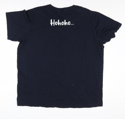 Mens UK Size 2XL Cotton Traders Blue  T-Shirt