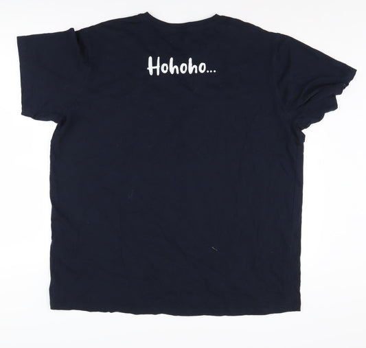 Mens UK Size 2XL Cotton Traders Blue  T-Shirt