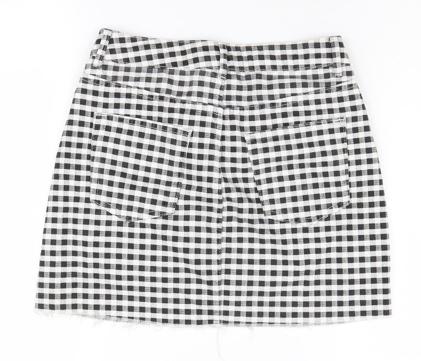 Womens UK Size 10 Topshop Mini Denim Skirt