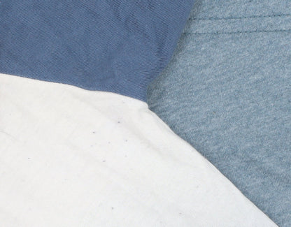 River Island Men Blue Large Graphic Print T-Shirt