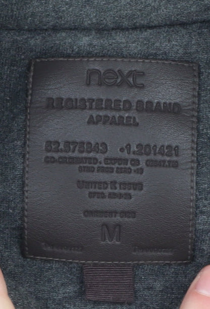 Next Men's Red Wool Henley Jumper Size M