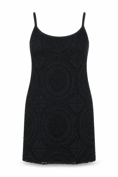 Boohoo Women's Black Size 8 Slip Dress
