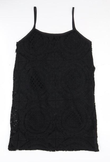 Boohoo Women's Black Size 8 Slip Dress