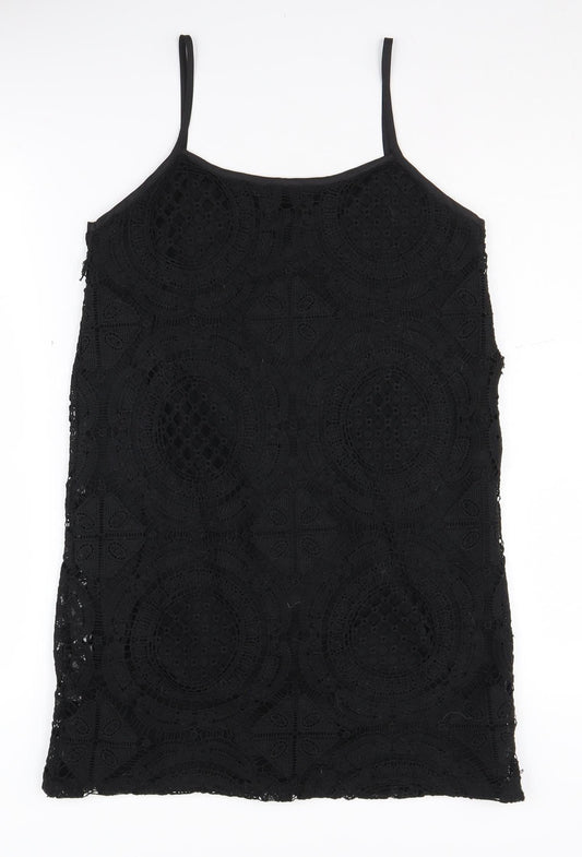 Boohoo Women's Black Size 8 Slip Dress