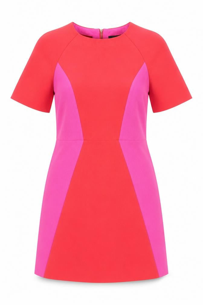 Topshop Women's Pink Shift Dress, Size 8, Party Style