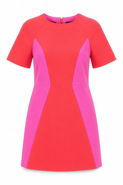 Topshop Women's Pink Shift Dress, Size 8, Party Style