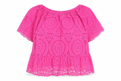 Womens UK Size One Size Mudflower Pink  Blouse
