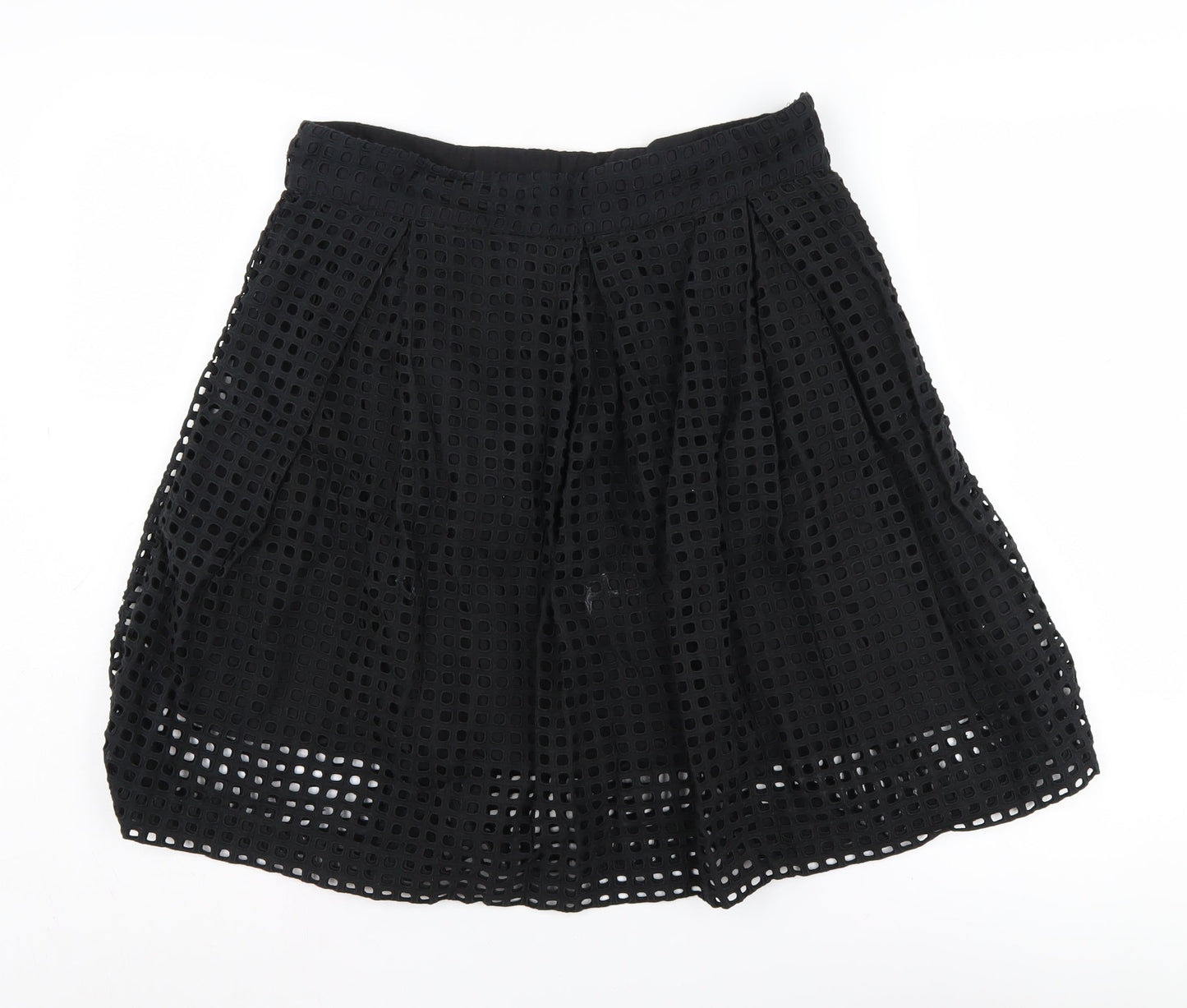 Next Women Black Skirt Size 14 Cotton