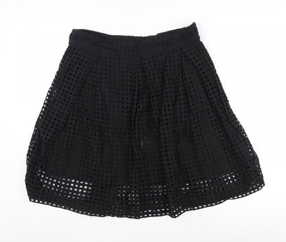 Next Women Black Skirt Size 14 Cotton