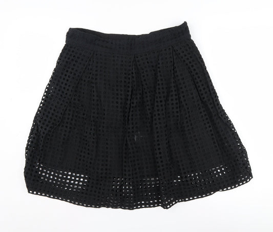 Next Women Black Skirt Size 14 Cotton