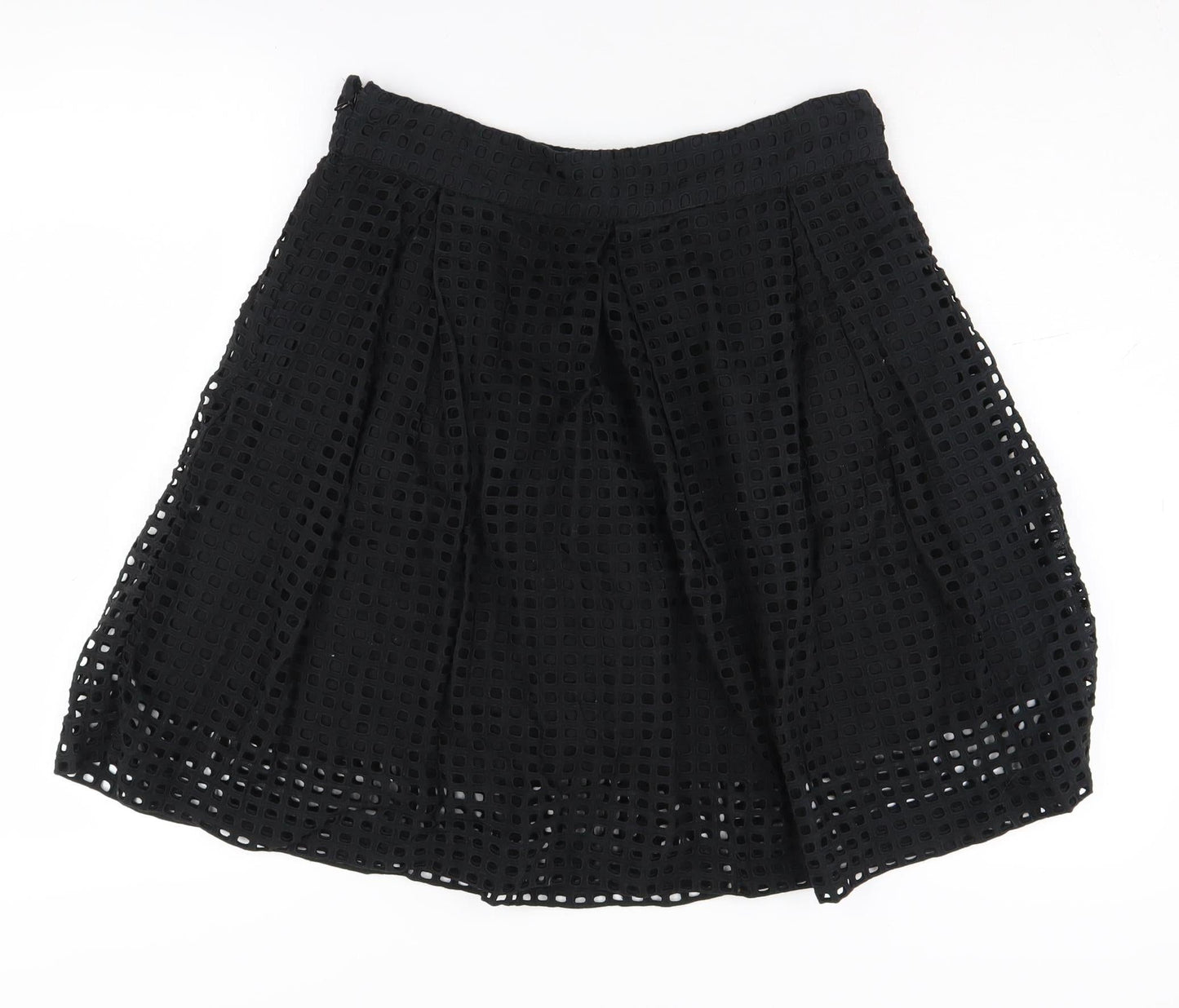 Next Women Black Skirt Size 14 Cotton