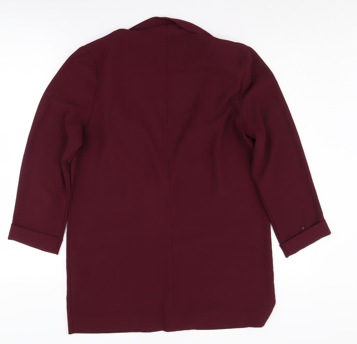 New Look Women's Red Blazer, Size 12, Mid-Length, Casual