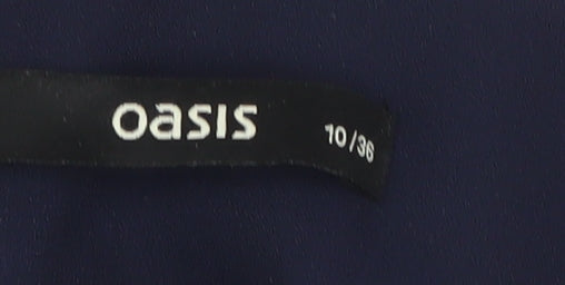 Womens UK Size 10 Oasis Blue Camisole Tank