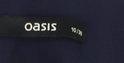 Womens UK Size 10 Oasis Blue Camisole Tank
