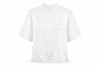 Womens UK Size S Zara White Basic T-Shirt
