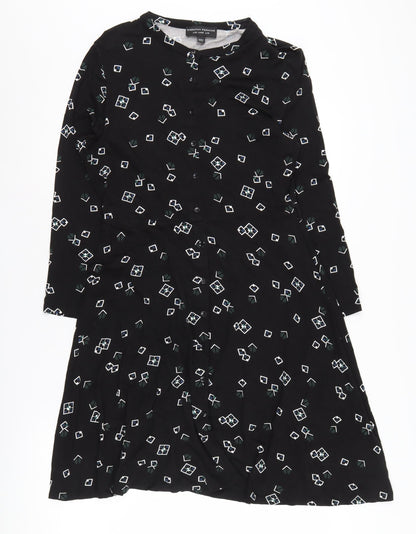Dorothy Perkins Women's Black Shirt Dress UK 14