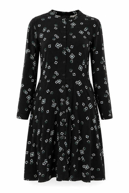 Dorothy Perkins Women's Black Shirt Dress UK 14