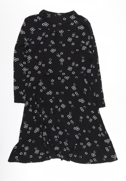 Dorothy Perkins Women's Black Shirt Dress UK 14