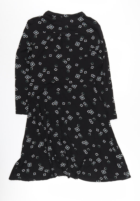 Dorothy Perkins Women's Black Shirt Dress UK 14