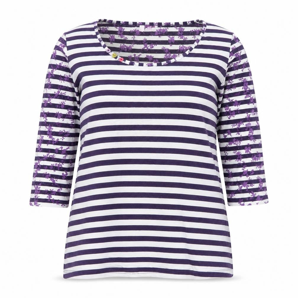Womens UK Size L Marks and Spencer Multicoloured Jersey T-Shirt