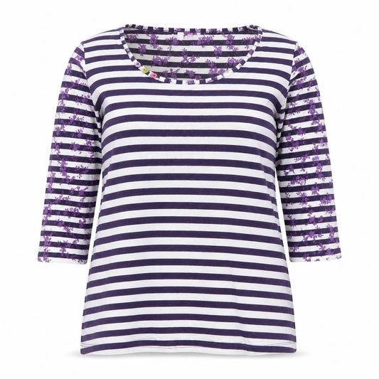 Womens UK Size L Marks and Spencer Multicoloured Jersey T-Shirt