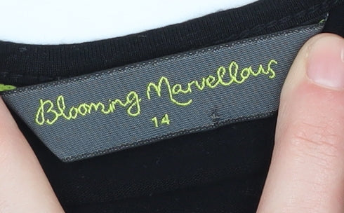 Blooming Marvellous Women's Black Shift Dress Size 14