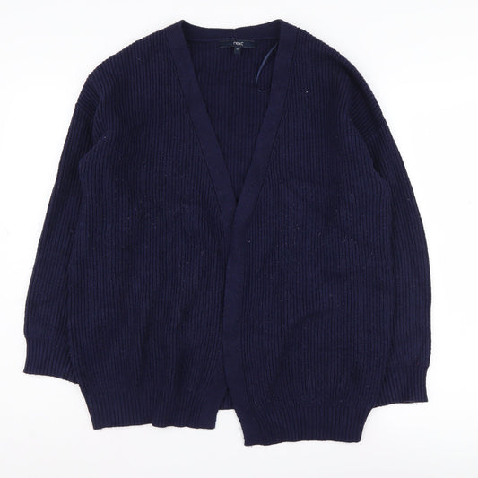 Womens UK Size XS NEXT Blue Cardigan Jumper