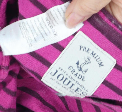 Womens UK Size S Joules Purple Basic T-Shirt