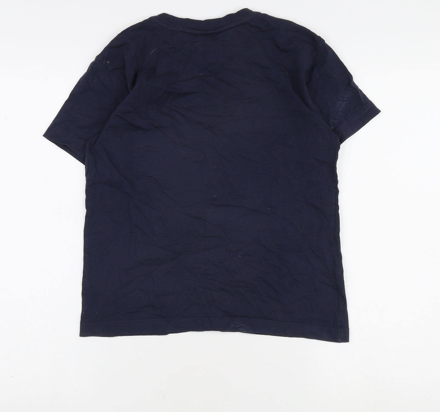 Unisex Adults UK Size 16 Lacoste Blue Basic T-Shirt