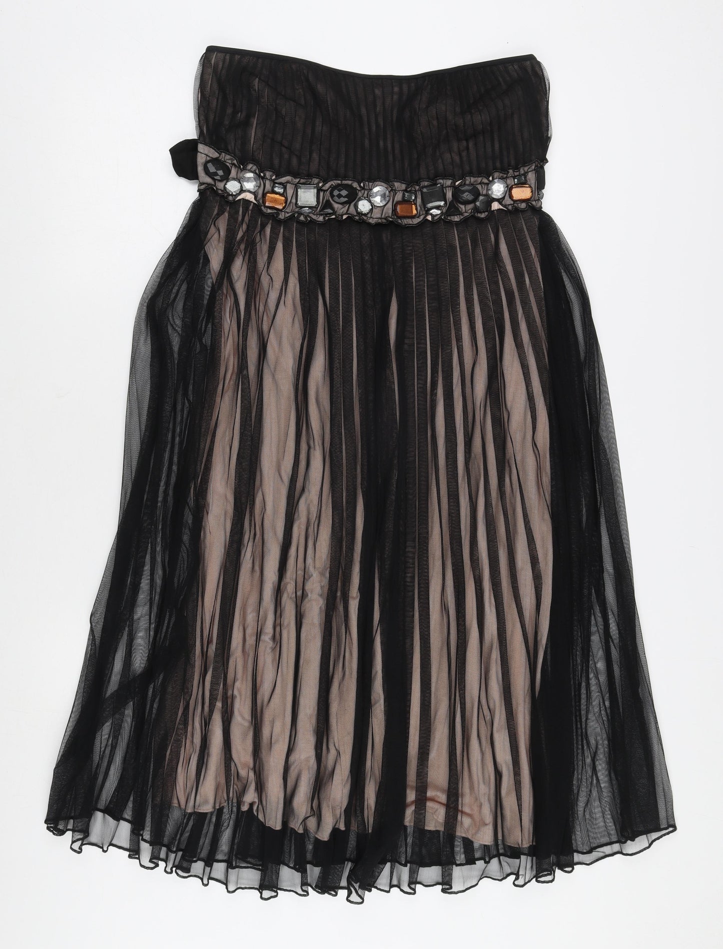 Kookai Women's Black A-Line Midi Dress Size 2