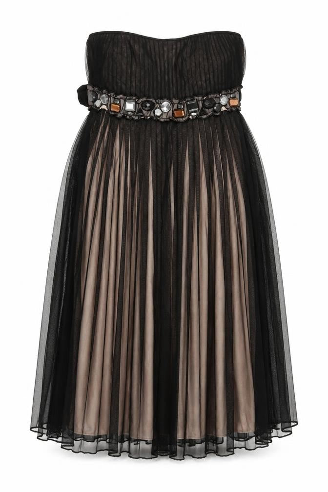 Kookai Women's Black A-Line Midi Dress Size 2