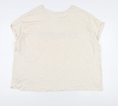 Marks and Spencer Women's Beige Nightshirt 2XL