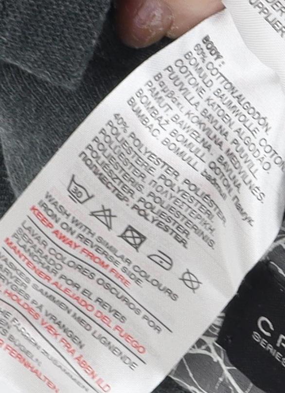 Crosshatch Men's Grey Polo M Short Sleeve