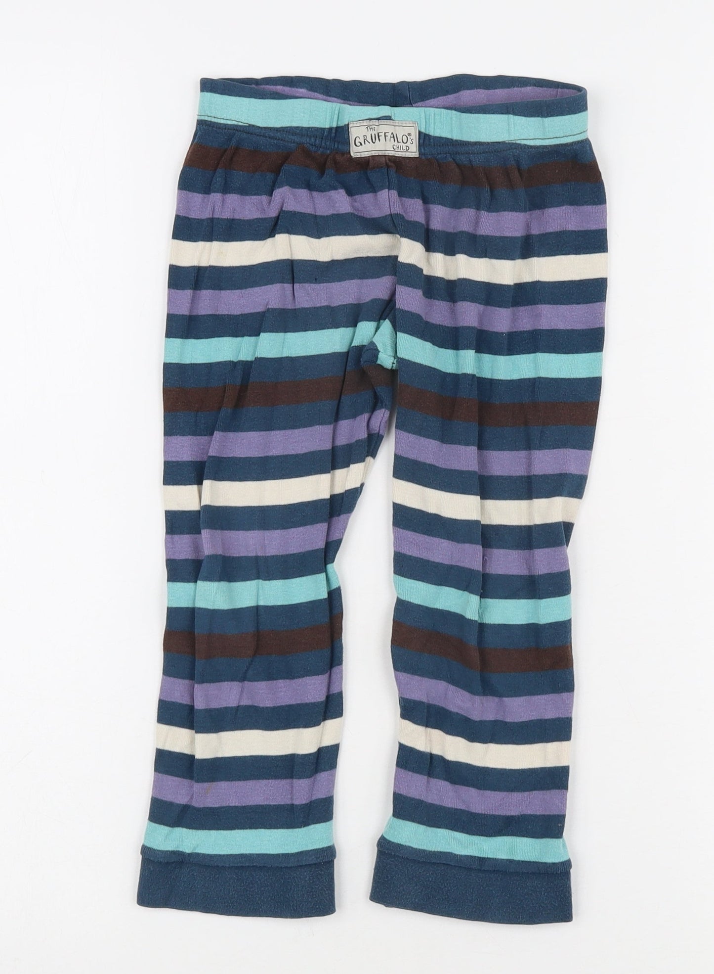 Marks and Spencer Girls Multicoloured Striped Pyjama Pants 5-6 Years