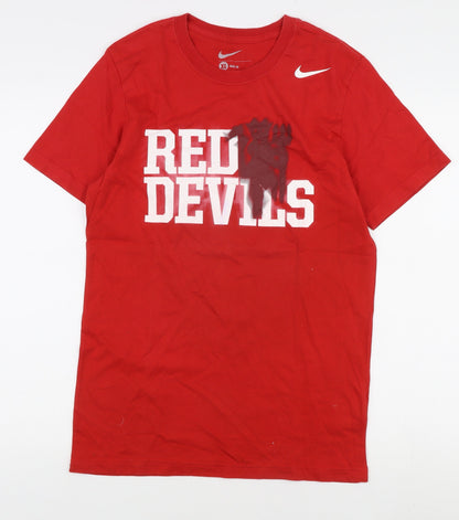 Nike Men's Red Manchester United XL Slim Fit Tee