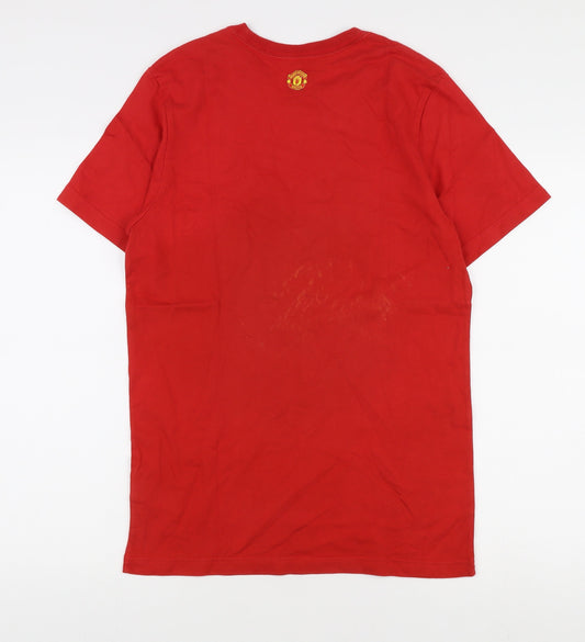 Nike Men's Red Manchester United XL Slim Fit Tee