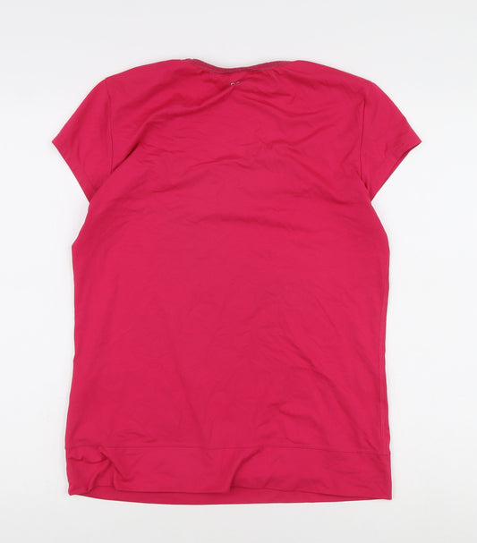 Womens UK Size 14 adidas Pink Basic T-Shirt