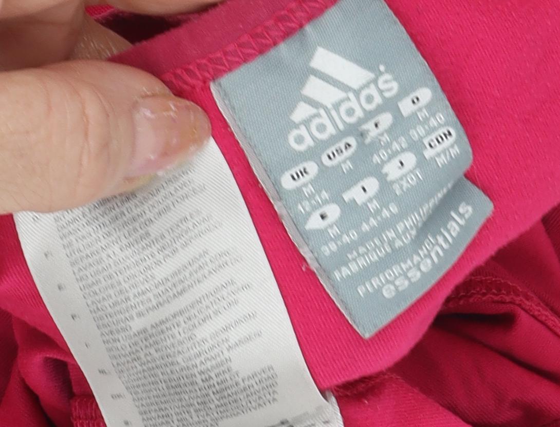 Womens UK Size 14 adidas Pink Basic T-Shirt