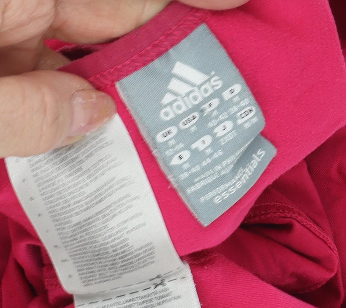 Womens UK Size 14 adidas Pink Basic T-Shirt