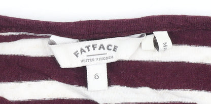 FatFace Women's Multicoloured Tunic, Size 6, Striped Jersey