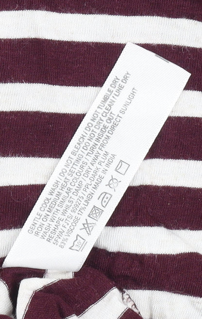 FatFace Women's Multicoloured Tunic, Size 6, Striped Jersey