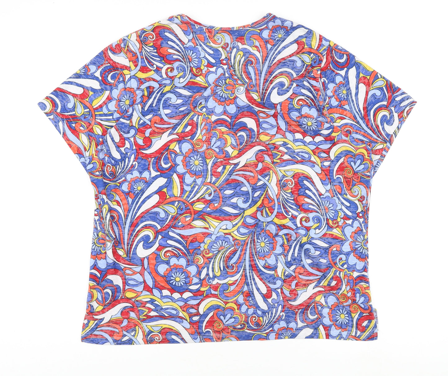 Cathy Daniels Women's Floral T-Shirt, XL, Multicoloured, Casual
