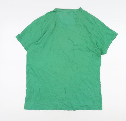 Mens UK Size M Ben Sherman Green  T-Shirt