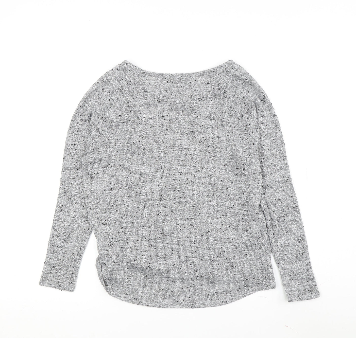 Womens UK Size S Oasis Grey Pullover Jumper