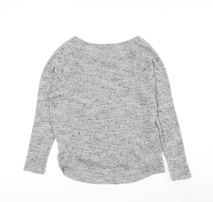 Womens UK Size S Oasis Grey Pullover Jumper