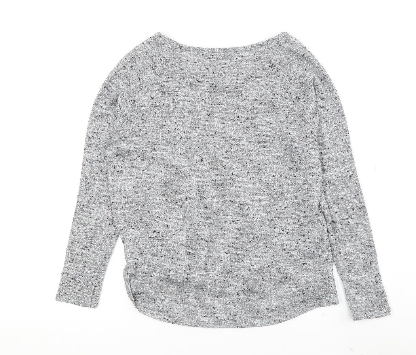 Womens UK Size S Oasis Grey Pullover Jumper
